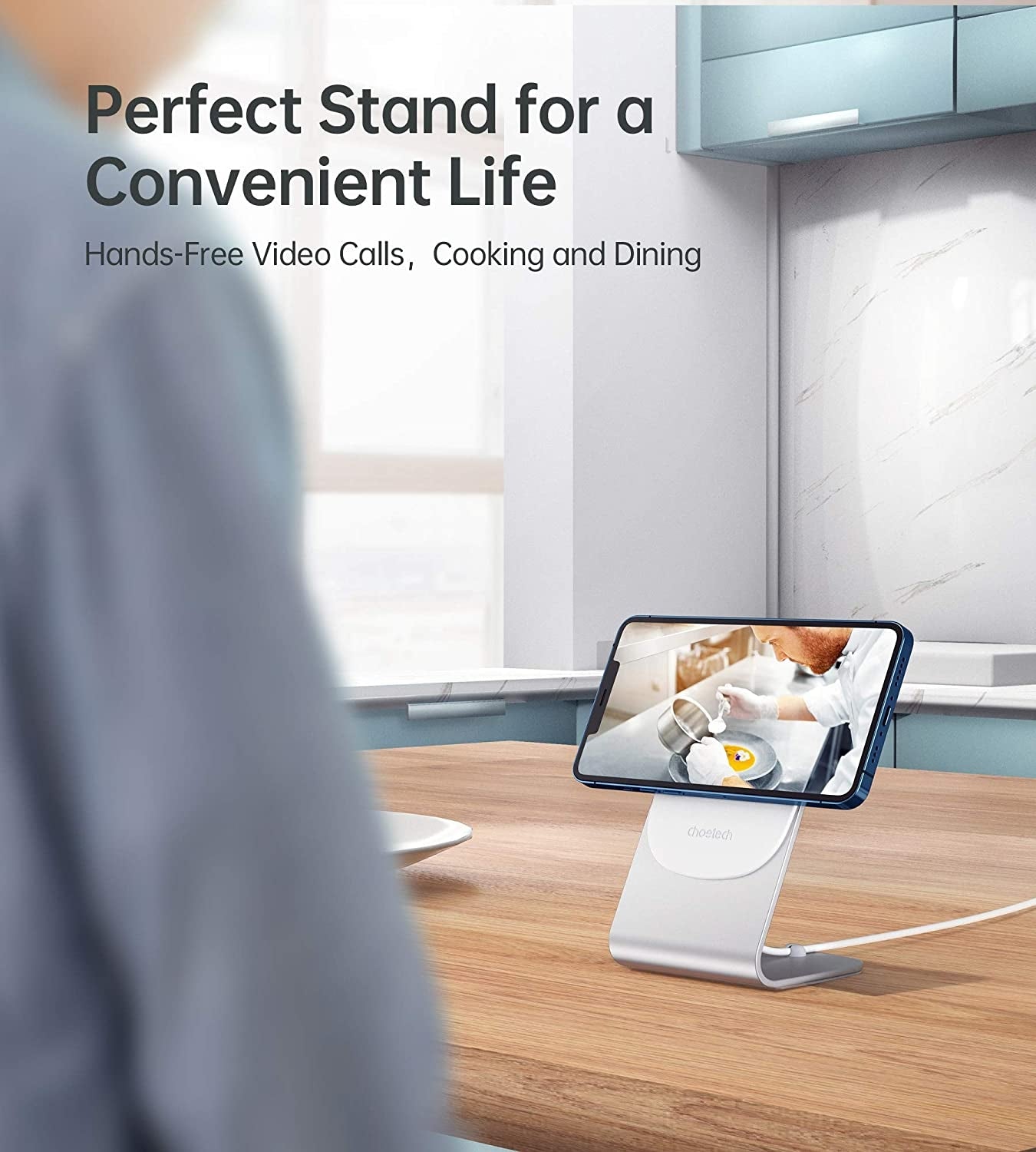 Choetech H046 Phone Stand For MagSafe Charger Aluminum (Stand Only) Tristar Online