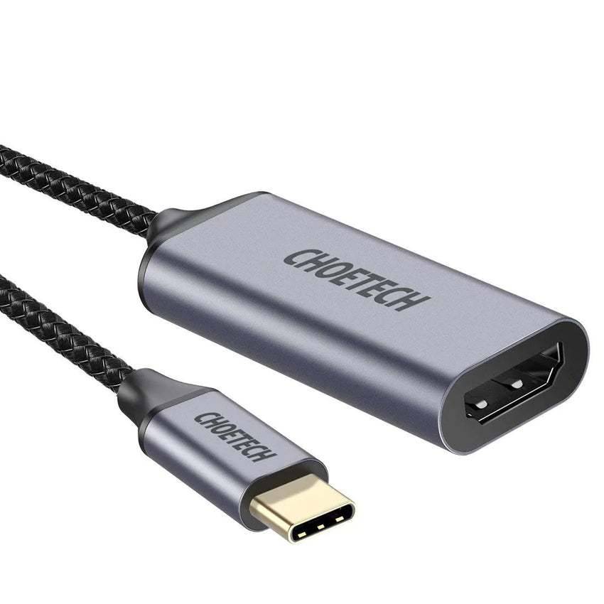 CHOETECH HUB-H10 USB-C To HDMI Braided Cable Adapter Tristar Online