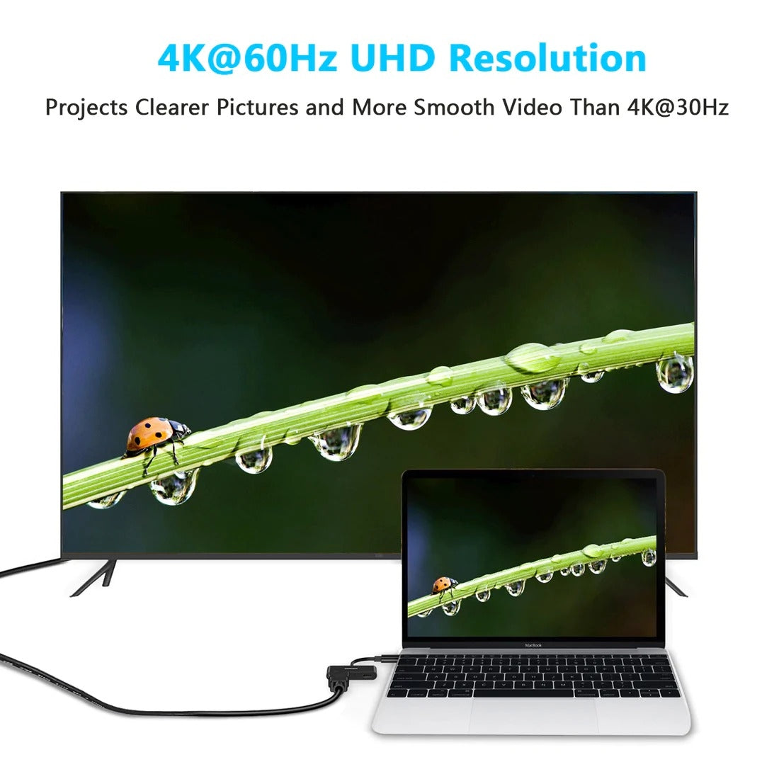 CHOETECH HUB-M03 USB-C To HDMI Adapter(4K@60hz) with 60W PD Charging Port Tristar Online