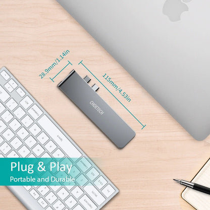 CHOETECH HUB-M14 USB-C  7 in 1 Expand Docking Station Hub for MacBook Pro Tristar Online