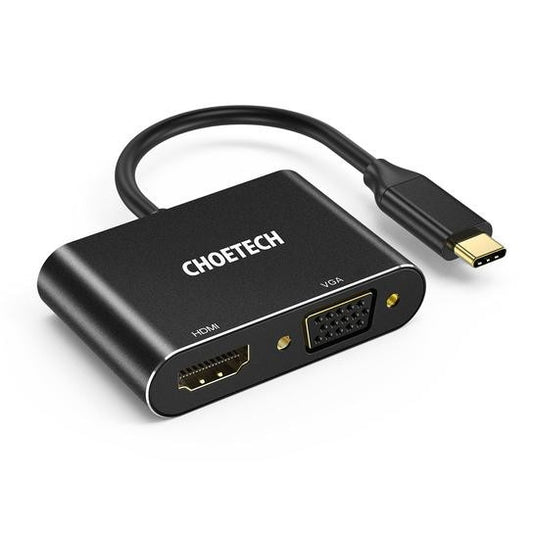 Choetech HUB-M17 USB-C TO HDMI VGA ADAPTER Tristar Online