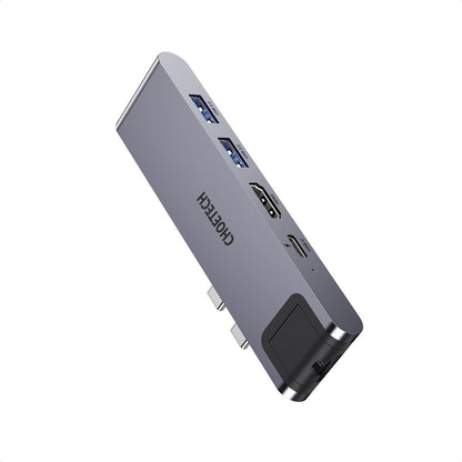 CHOETECH HUB-M24 7-in-2 MacBook Pro/Air USB Adapter USB-C Hub Tristar Online