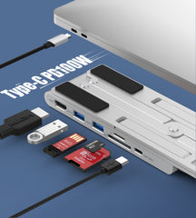 CHOETECH HUB-M43 7-in-1 USB-C Multiport Adapter with Foldable Laptop Stand Tristar Online