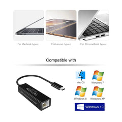 CHOETECH HUB-R01 USB 3.1 Type-C To RJ45 Gigabit Ethernet Adapter Tristar Online