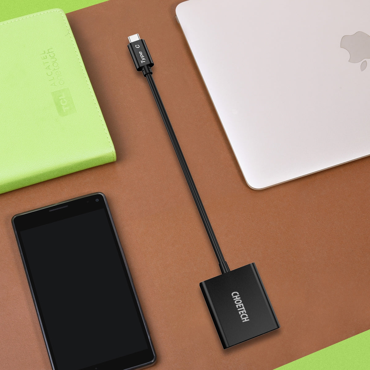 Choetech HUB-V01 USB C to VGA Adapter Tristar Online