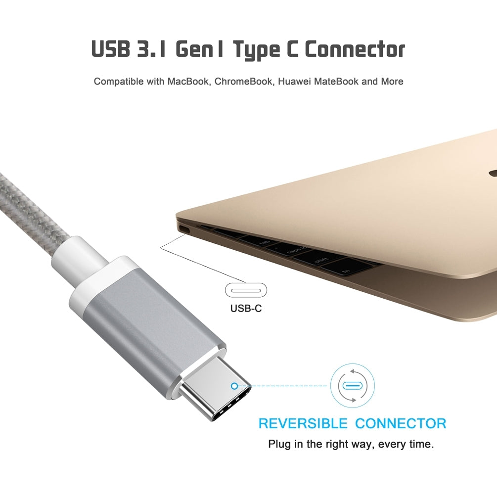 CHOETECH HUB-V02 USB-C to VGA & USB Multiport Adapter Tristar Online