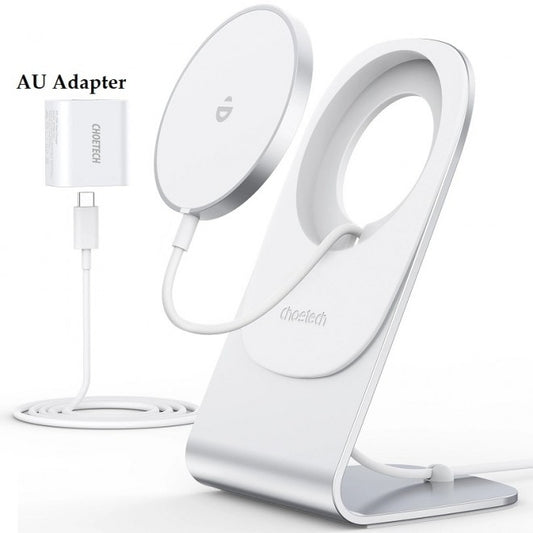 CHOETECH MA00117-SL MagLeap Magnetic Wireless Charger with Stand and AC Adapter Tristar Online
