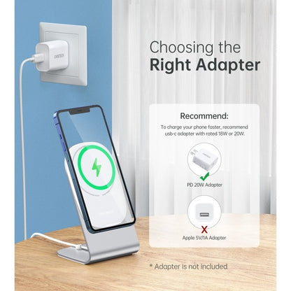 CHOETECH MA00117-SL MagLeap Magnetic Wireless Charger with Stand and AC Adapter Tristar Online