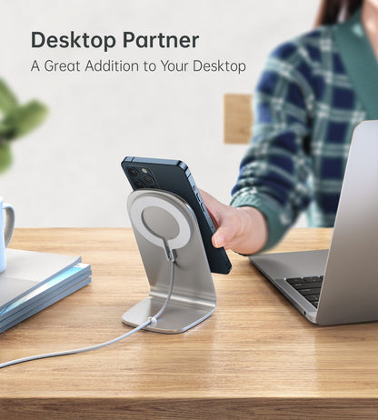 CHOETECH MIX00117SL Magasafe Fast Wireless Charger Stand Holder For iPhone 13/12 (H047+T517) Tristar Online