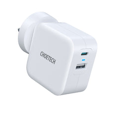 CHOETECH PD5002 QC3.0 18W + PD 20W Fast Charger Tristar Online