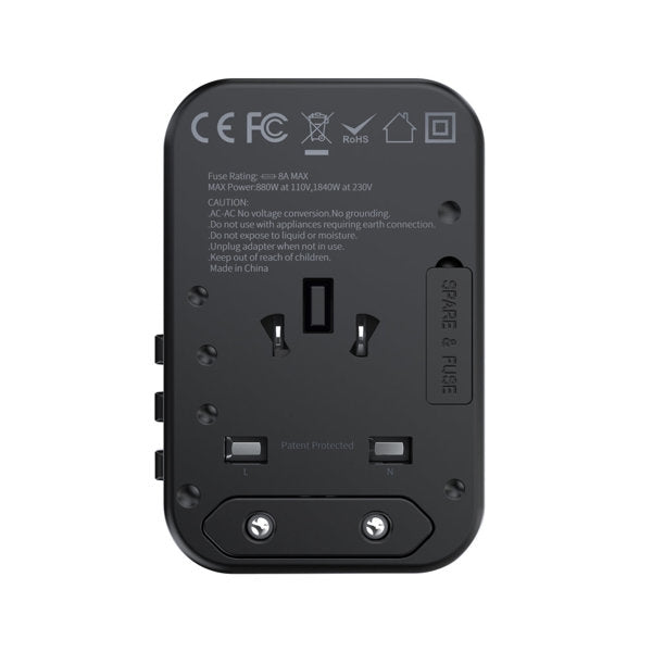 CHOETECH PD5009 65W PD Travel Wall Charger Tristar Online