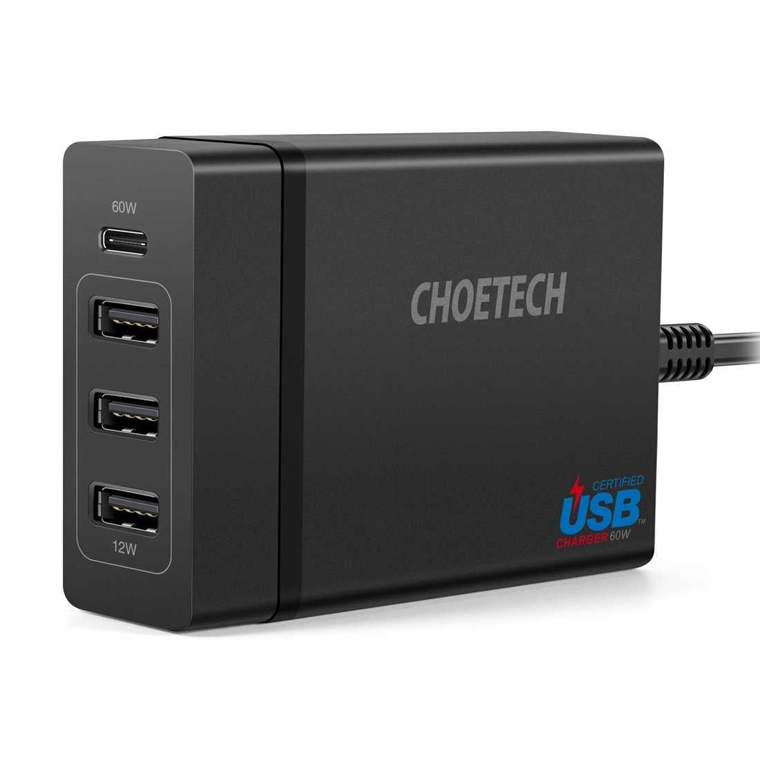 CHOETECH PD72 Power Delivery Charger Tristar Online
