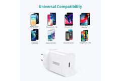 CHOETECH Q5004CL PD20W USB-C iPhone Fast Charger with MFi Certified USB-C Cable Tristar Online