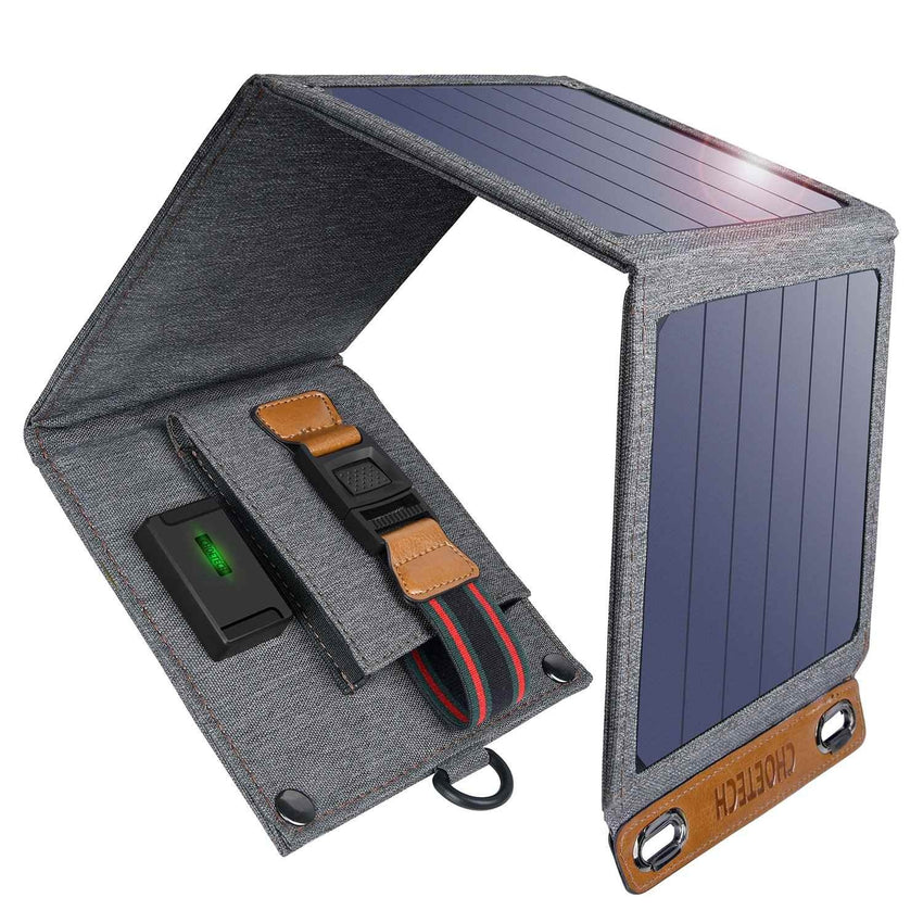 CHOETECH SC004 14W USB Foldable Solar Powered Charger Tristar Online