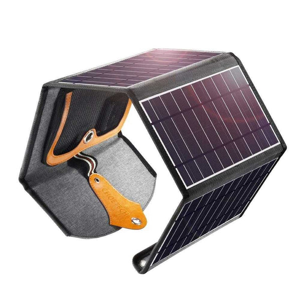 CHOETECH SC005 22W Portable Waterproof Foldable Solar Panel Charger (Dual USB Ports) Tristar Online