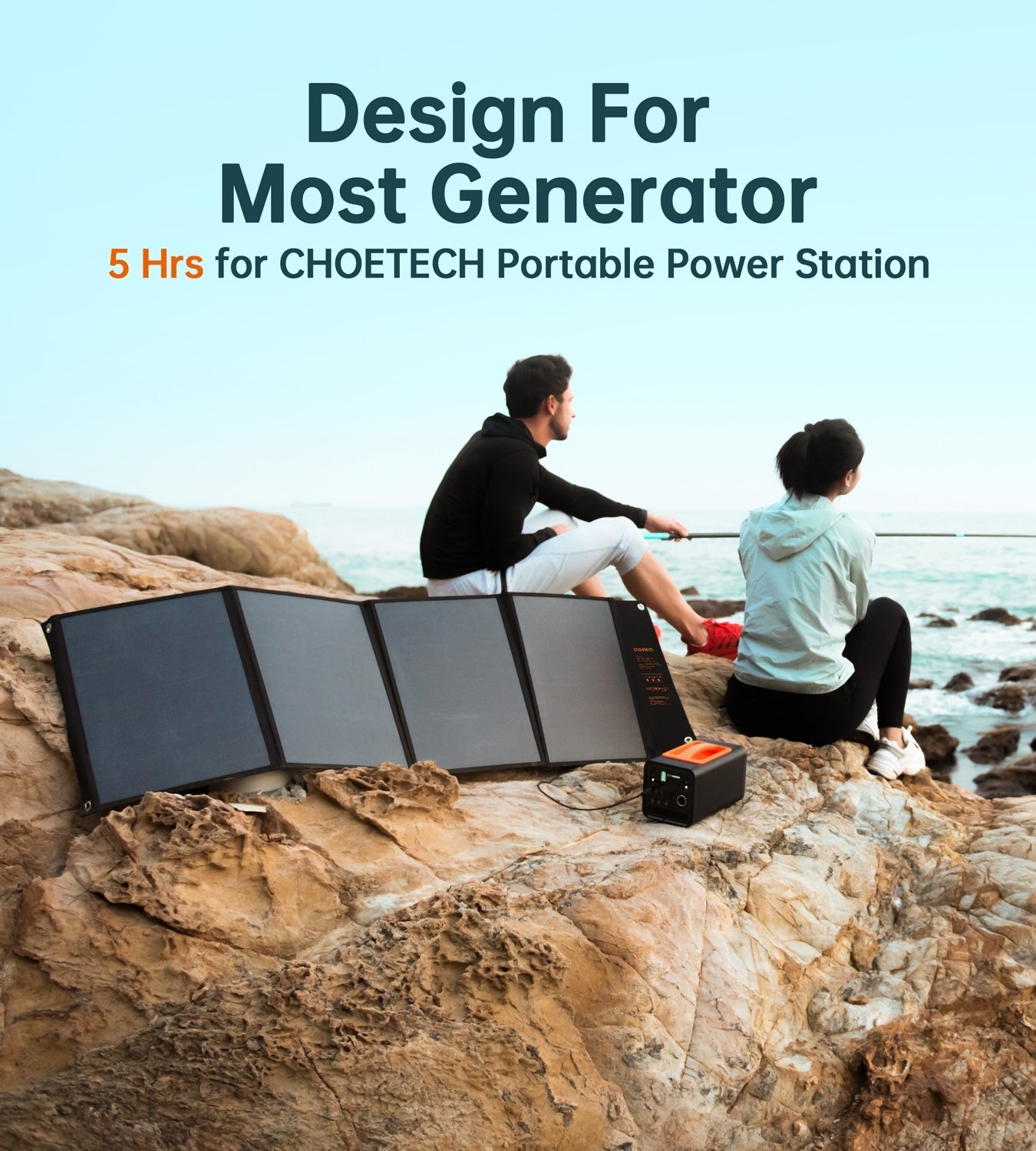 CHOETECH SC008 120W Foldable Solar Charger Tristar Online