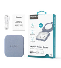 CHOETECH T323 2-in-1 Magsafe&MFI Wireless Charger Tristar Online