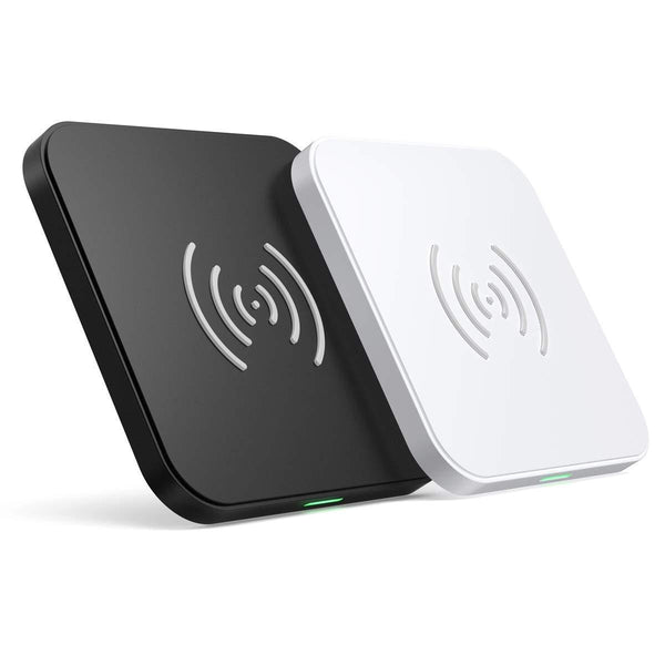 CHOETECH T511BW Qi Certified Fast Wireless Charging Pad Black And White 2 Pack Tristar Online