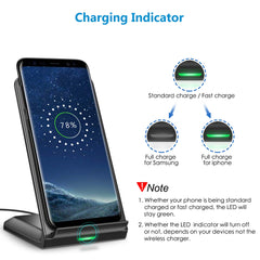 CHOETECH T524S 10W/7.5W Fast Wireless Charging Stand Tristar Online