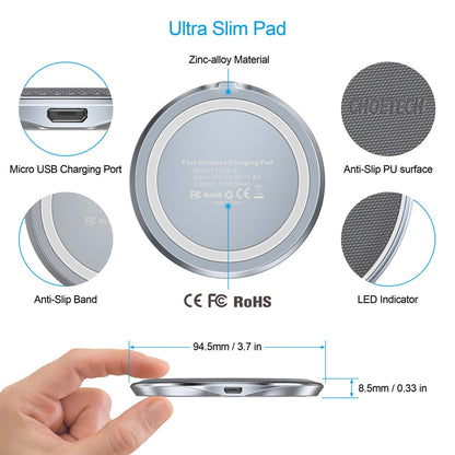 Choetech T539-S Fast Wireless Charger Tristar Online
