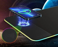 CHOETECH T543-F RGB Illuminated 15W Wireless Charging Mouse Pad Tristar Online