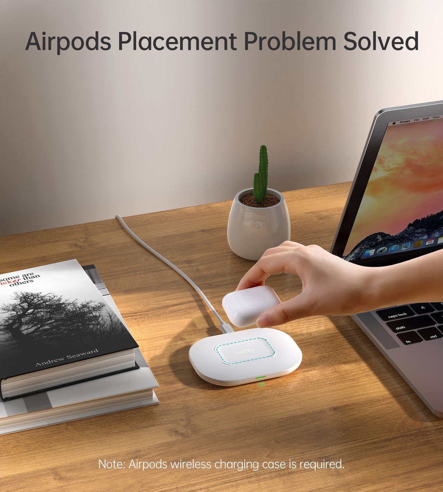 CHOETECH T550-F Airpods/Phone Wireless Fast Charging Pad Tristar Online