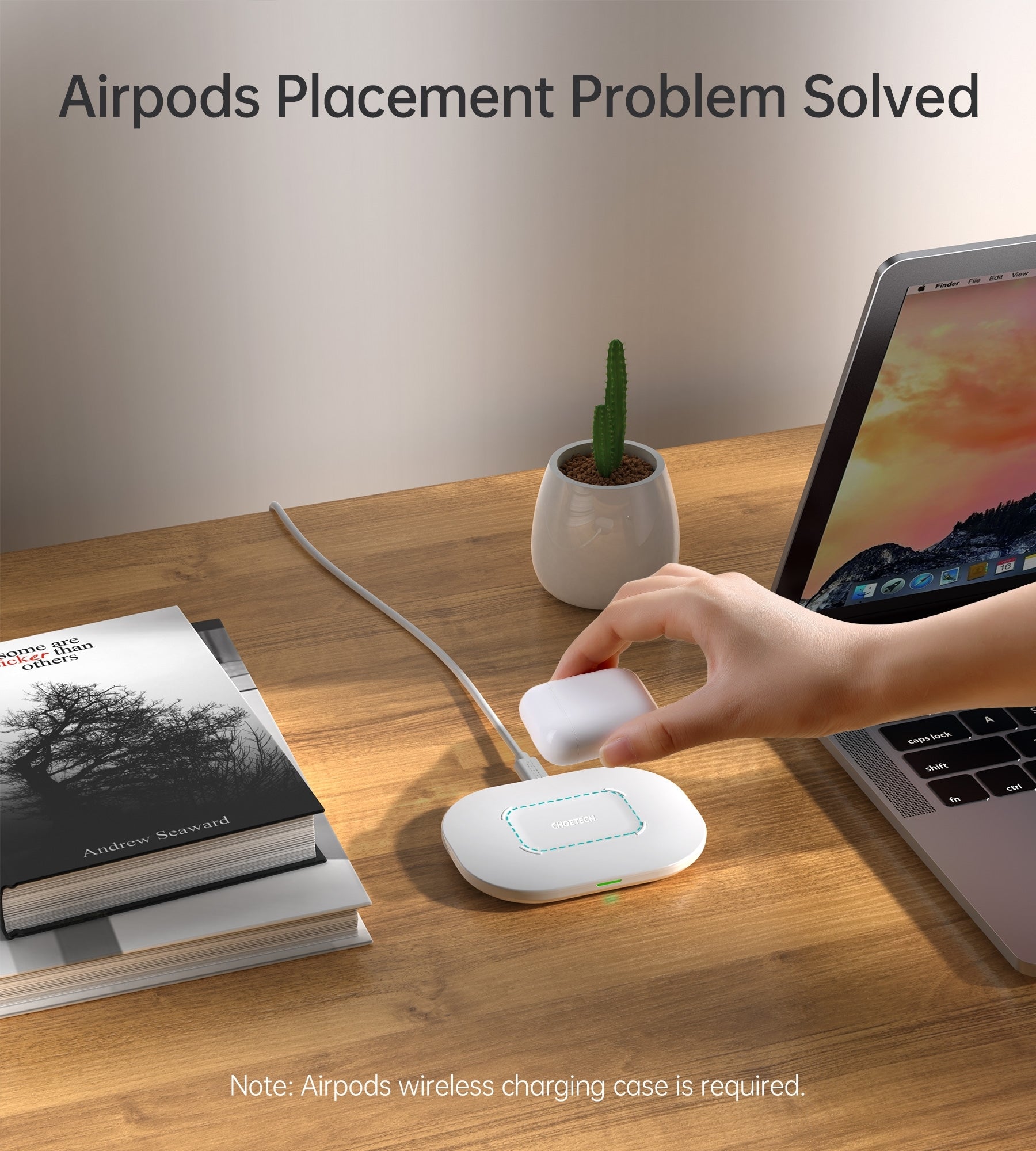 CHOETECH T550-F Airpods/Phone Wireless Fast Charging Pad Tristar Online