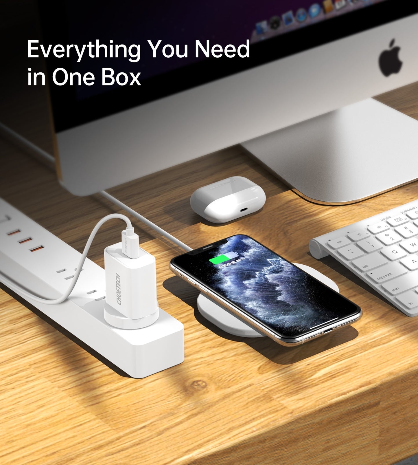 CHOETECH T550-F Airpods/Phone Wireless Fast Charging Pad Tristar Online