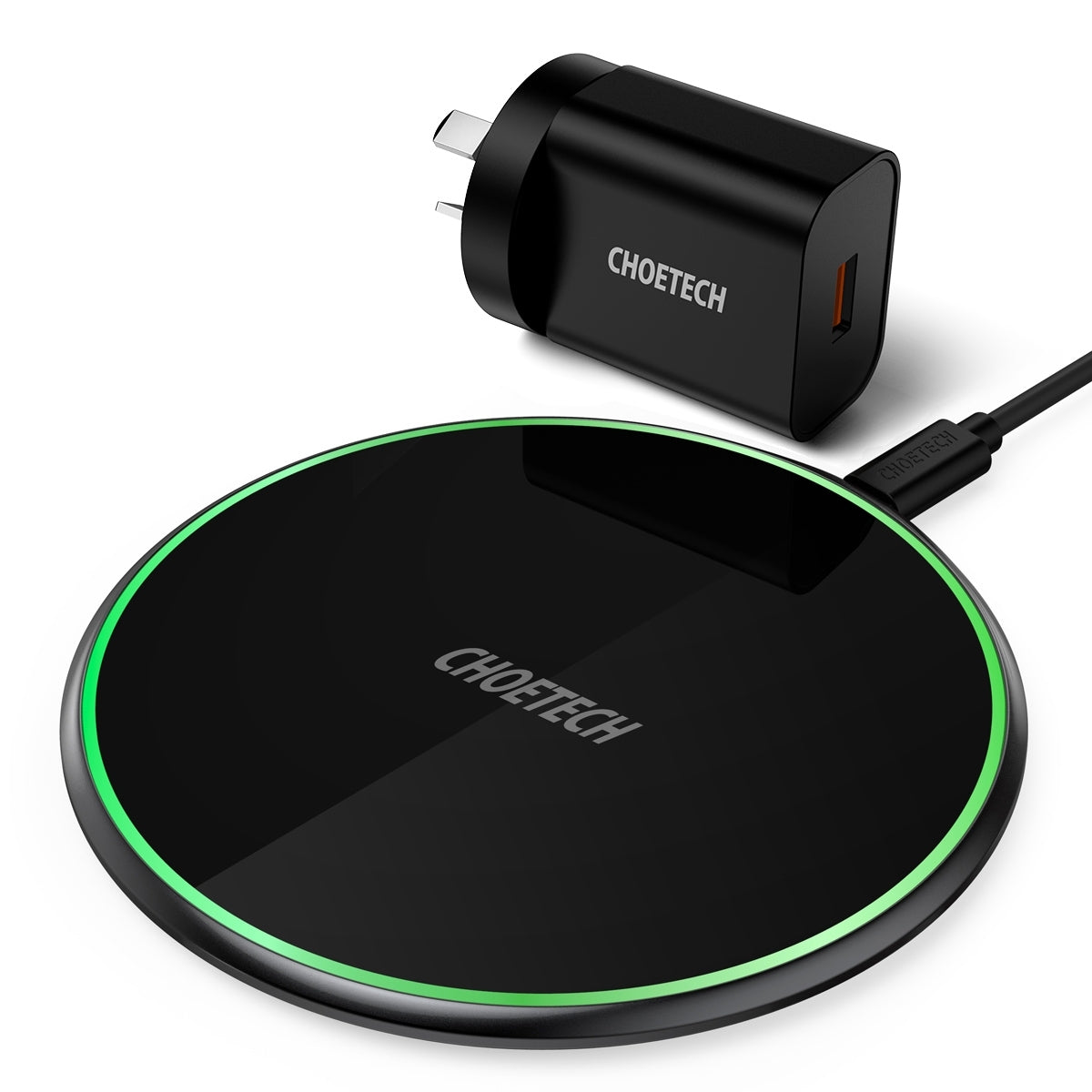 CHOETECH T559-F 15W Wireless Charging Pad with AC Adapter Tristar Online