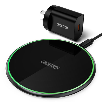 CHOETECH T559-F 15W Wireless Charging Pad with AC Adapter Tristar Online