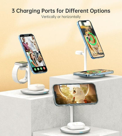 CHOETECH T585-F 3-in-1 Wireless Charging Station Dock Tristar Online
