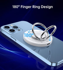 CHOETECH T603-F Ring Holder and Magnetic 15W Wireless Charger for Phone/airPod/iWatch Tristar Online