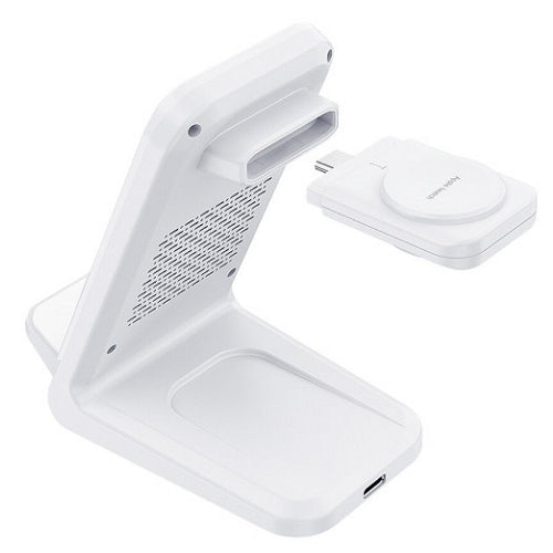 CHOETECH T608-F 15W 4-in-1 Wireless Charger Stand for iWatch and Samsung Watch Tristar Online