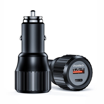 CHOETECH TC0010 Dual USB Fast Car Charger Tristar Online