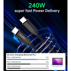 CHOETECH XCC-1035 USB-C M to M PD3.1 240W Super Fast Charging Cable 1M Tristar Online