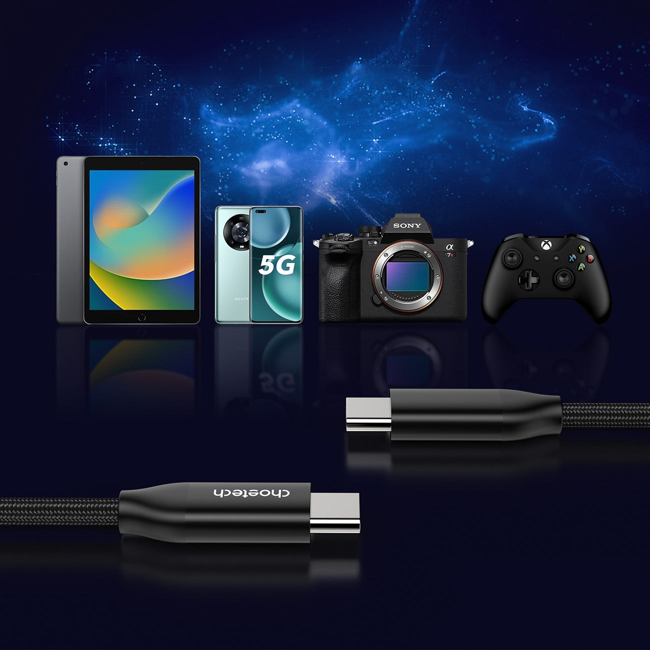 CHOETECH XCC-1035 USB-C M to M PD3.1 240W Super Fast Charging Cable 1M Tristar Online