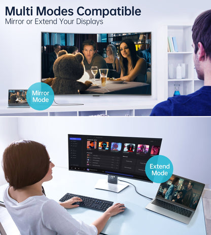 CHOETECH XCP-1803 USB-C To DisplayPort Cable 8K@30Hz 1.8M Two-Way Tristar Online