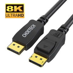 CHOETECH XDD01 DP to DP Cable 2M 8K 60Hz Tristar Online
