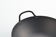Yoshikawa Cook-Pal Ren 36cm Premium Carbon Steel Heat Treated Wok with two handles Tristar Online