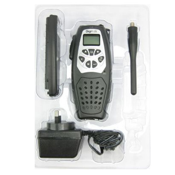 DIGITALK Personal Mobile Radio PMR-SP2302AA UHF CB Radio 3W up to 10km Range Tristar Online