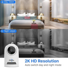 Hiseeu FH2C 2MP WiFi Wireless Security Camera for Home/Baby/Pet 2-way Audio & Motion Detection Tristar Online