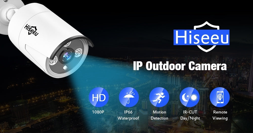Hiseeu HB624P H.264 4MP PoE IP Camera Tristar Online