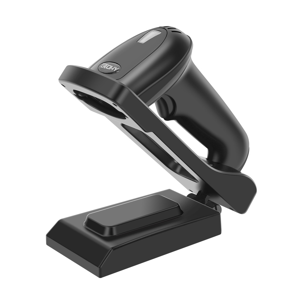 YHDAA YHD-5800DB 2D Wireless Bluetooth Barcode / QR Code Scanner with Stand (Black) Tristar Online