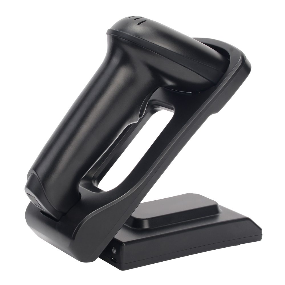 YHDAA YHD-5800DB 2D Wireless Bluetooth Barcode / QR Code Scanner with Stand (Black) Tristar Online