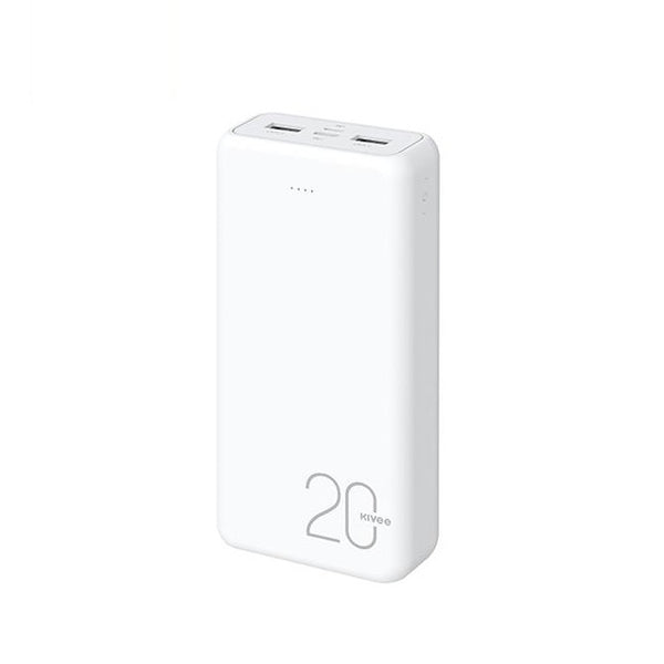 KIVEE PT63 20000mAh Power Bank White Tristar Online