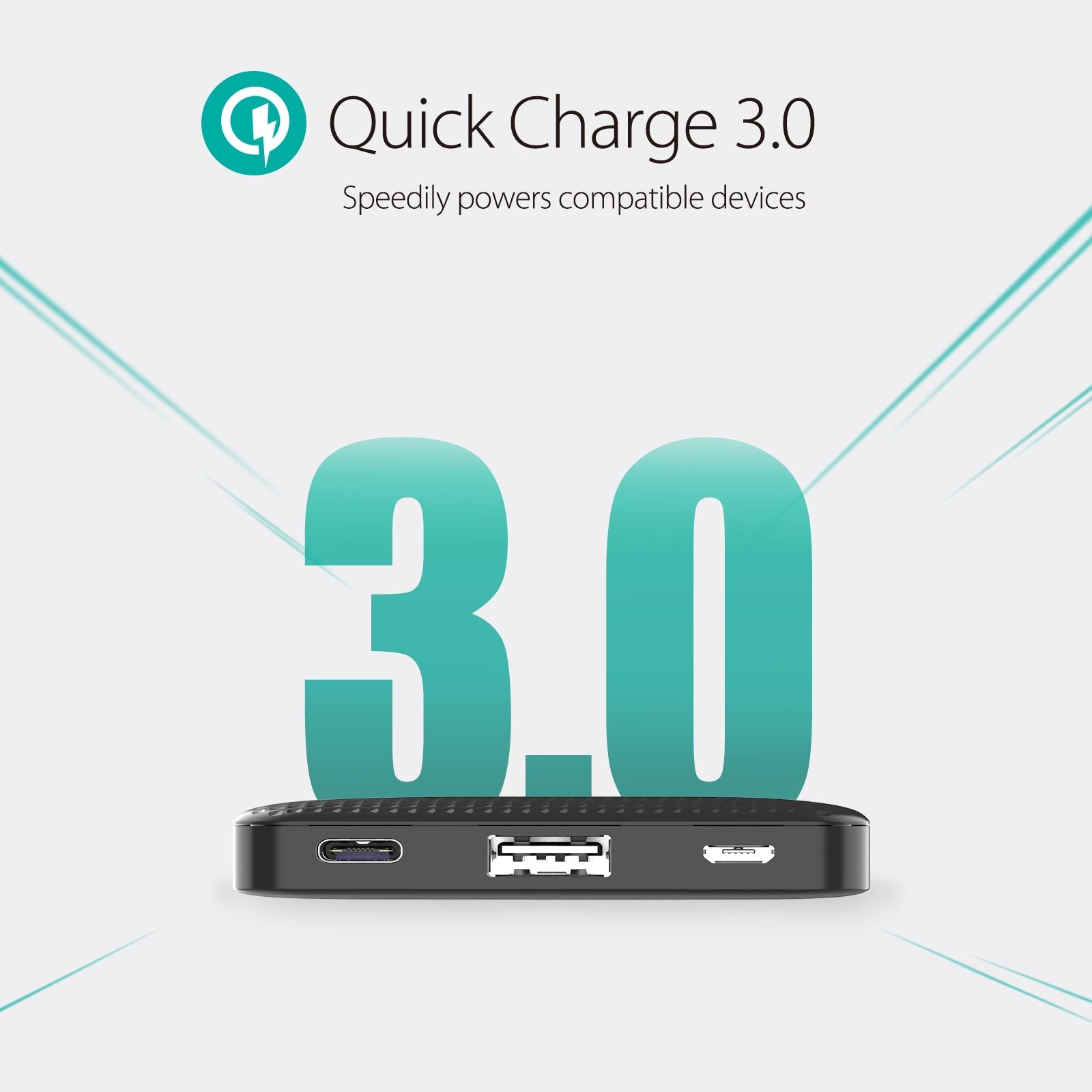 Ravpower RP-PB094 Super Slim Powerbank 10000mAh, PD 18w, QC3.0 Tristar Online