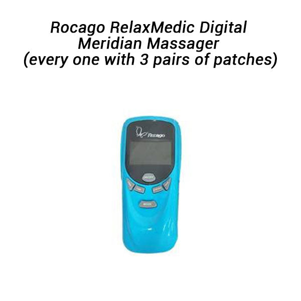 Rocago RelaxMedic Digital Meridian Massager (every one with 3 pairs of patches) Tristar Online