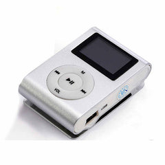 Mini Clip 16G MP3 Music Player With USB Cable & Earphone Silver Tristar Online