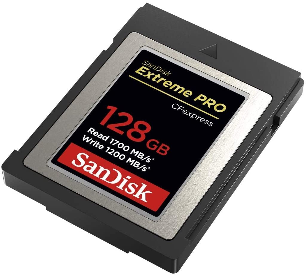 SanDisk 128GB Extreme PRO CFexpress Card Type B - SDCFE-128G-GN4NN READ 1700 MB/S WRITE 1200MB/S Tristar Online