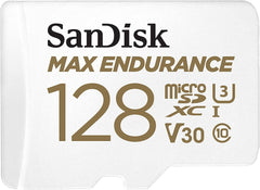 Sandisk Max Endurance Microsdxc Card SQQVR 128G (60 000 HRS) UHS-I C10 U3 V30 100MB/S R 40MB/S W SD Adaptor SDSQQVR-128G-GN6IA Tristar Online